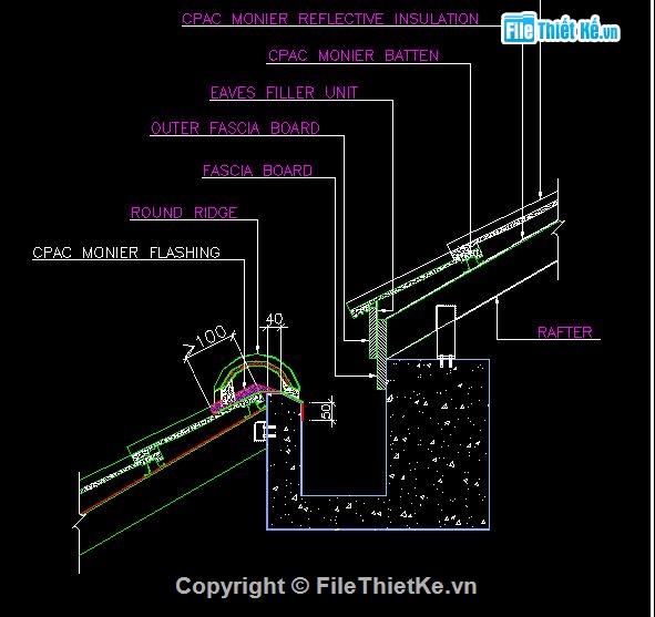 thư viện cad,bản vẽ cad,Ngói lợp,bản vẽ ngói lợp